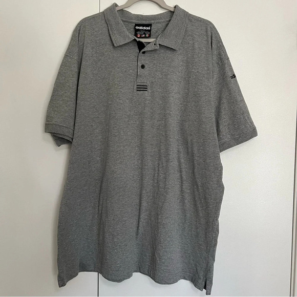 Vintage 90s Adidas Golf Polo Gray Shirt men’s size XL - Picture 11 of 11